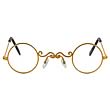 Steampunk Gold/Clear Pot O' Gold Glasses